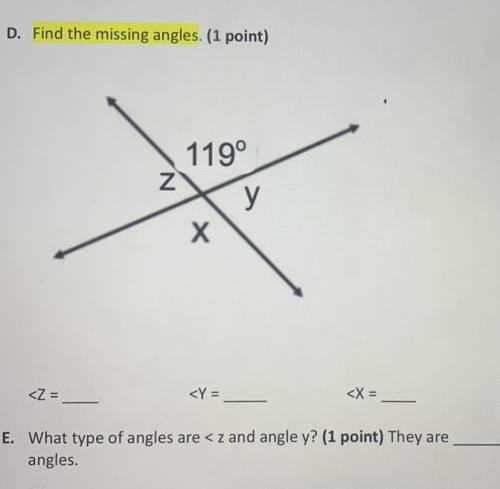 What type of angles are