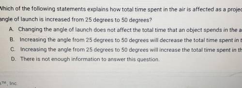 Which of the following statements explains how total time spent in the air is affected as a project