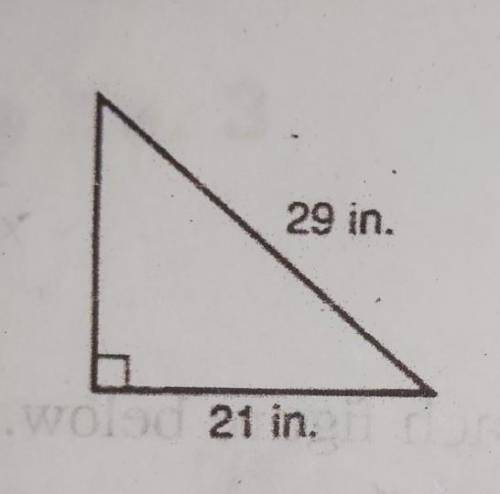 HELP ME THANK U π×πApplying the Pythagorean theorem, solve this triangle.​