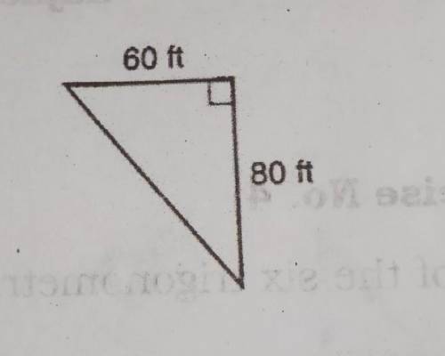 JUST HELP ME! PLEASE!!..0o0Applying the Pythagorean theorem, solve this triangle.​