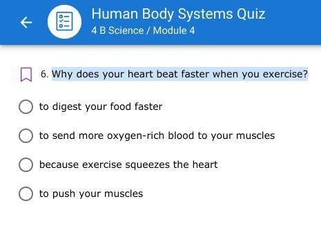 Why does your heart beat faster when you exercise?