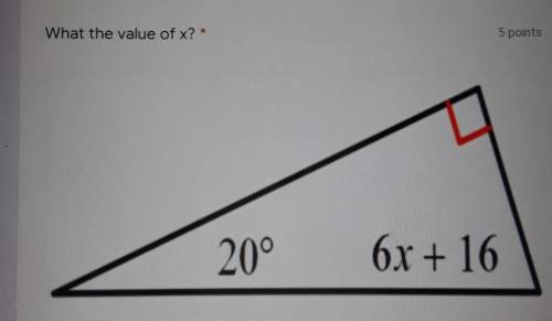 BRAINLIST QUESTION what is the value of x?​
