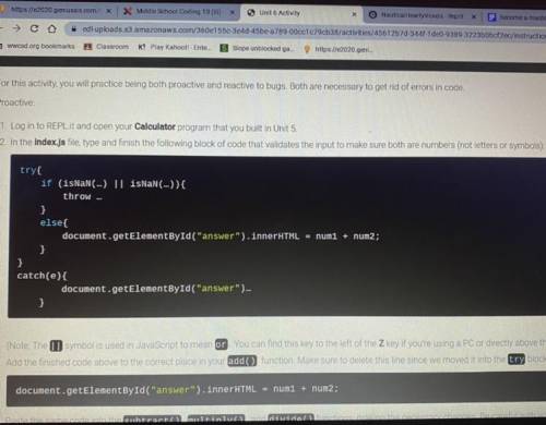 Can someone help me with this coding project 
And sorry for the bad quality