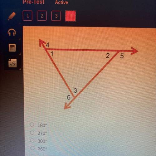 50 POINTS
What is m<4+ m<5+ m<6? Please help me!!!