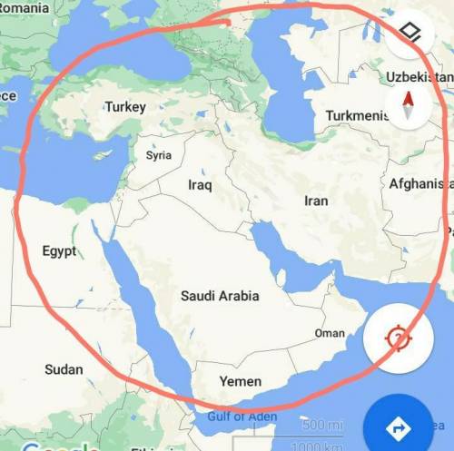 One day Israel will rule all these Arabian countries!!!​