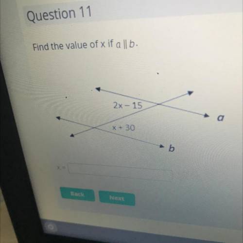 Find the value of x HELP PLS