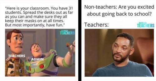 Two school memes of the day (Please don't take these down