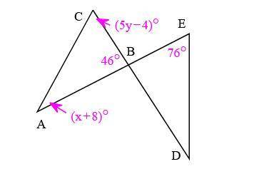 If abc = dbe solve for x