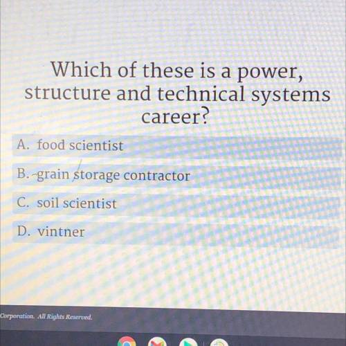 Which of these is a power,
structure and technical systems
career?