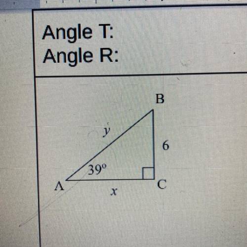 Solve the angle using trigonometry