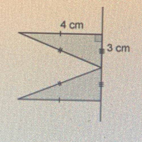 Find the volume of the solid that is created when you rotate the figure around the line: round your