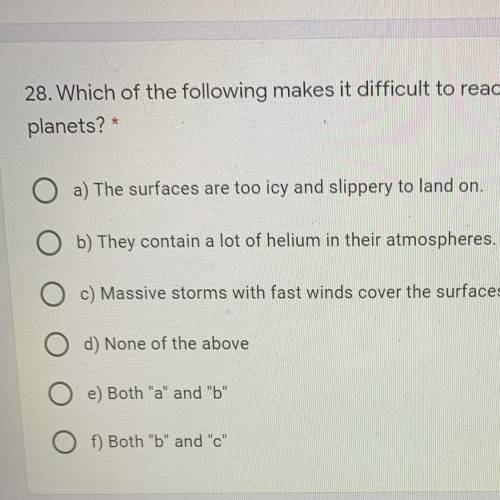 PLEASE HURRY, WILL GIVE TO CORRECT ANSWER!

which of the following makes it difficult to r