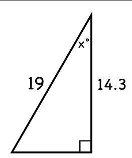 Determine the missing angle in the picture below.