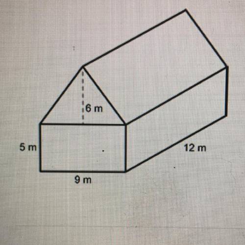 What is the volume of this composite solid< 6m 5m 9m 12m