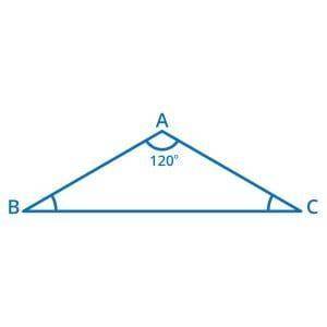Which of the following triangle is an obtuse triangle