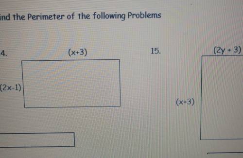 I need help with these two questions and for number 15 it's just two of them not three.​