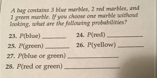 Can somebody who knows how to do probability plz help answer these questions correctly thank you! :