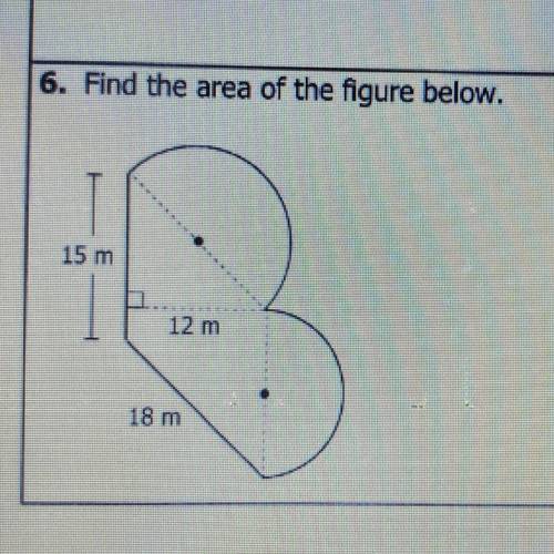 Find the area of the figure below 
(URGENT//GIVING BRAINLIEST)
