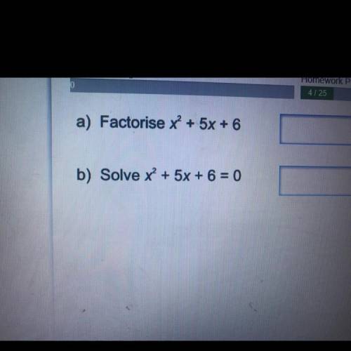 Factorise and solving