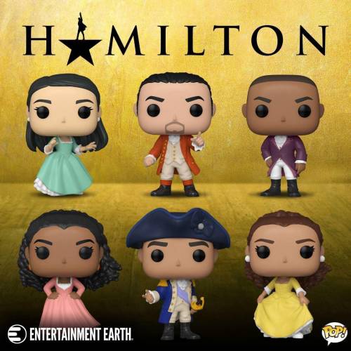 HAMILTON FUNKO POPS COMING OUT ON JULY 4TH!! I already pre-ordered all six of them from Amazon...