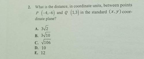 The book wants me to use the Pythagorean Theorem (a^2+b^2=c^2) to get the correct answer. I never l