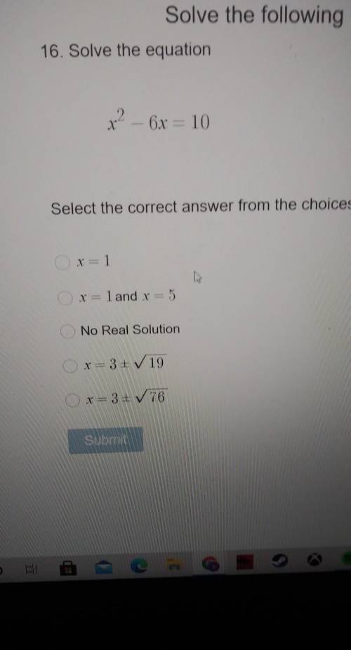 Don't just say the answer, please show how you got it so I can know for further use​