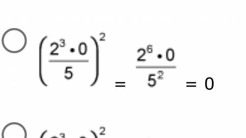 Which of the following correctly simplifies the expression 2 to the power of 3 multiplied by 3 to t