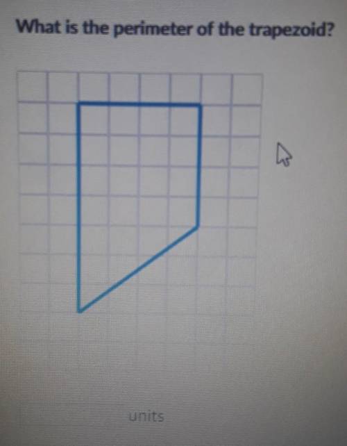 HELP ASAP What is the perimeter of the trapazoid? *use Pythagorean theorem*​