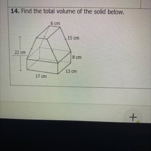 Can y’all find the total volume pls?