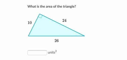 What is the area of this triangle
