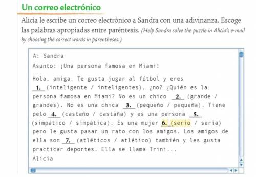 Hey sry I need help with something else that is spanish:p here ya go pls help me ty