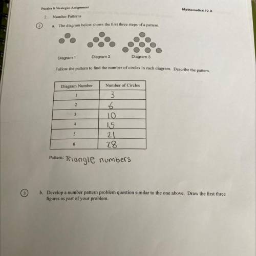 Puzzles and strategies assignments. Question b help please show work