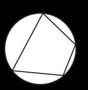 Quadrilateral ABCD is inscribed in a circle. Angle B measures 19°. What is the measure of angle D?