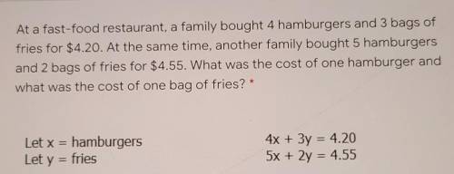 **PLEASE HELP**

I really need someone to show work on how this equation is solved. I'll give you
