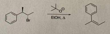 Provide the step wise arrow pushing mechanism for the following reaction with stereochemical outcom