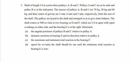Solve the question in the attachment