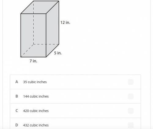 Find the volume of this prism.