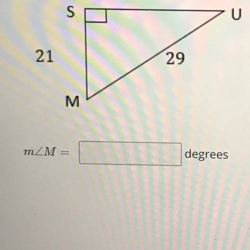 Solve for M and show work