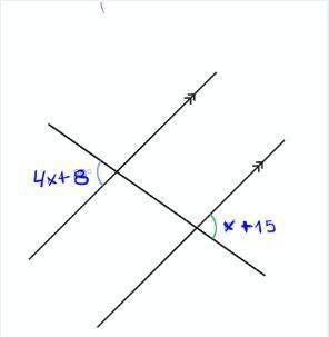 Please help me:
The value of x is: