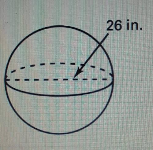 Find the surface area of a sphere round to the nearest hundredth​