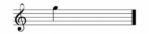 ((GUITAR))
What is the letter name for the note shown above?
D
E
F
G