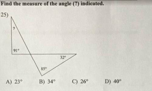 Find the measure of the angle, show work please! 30 points <3
