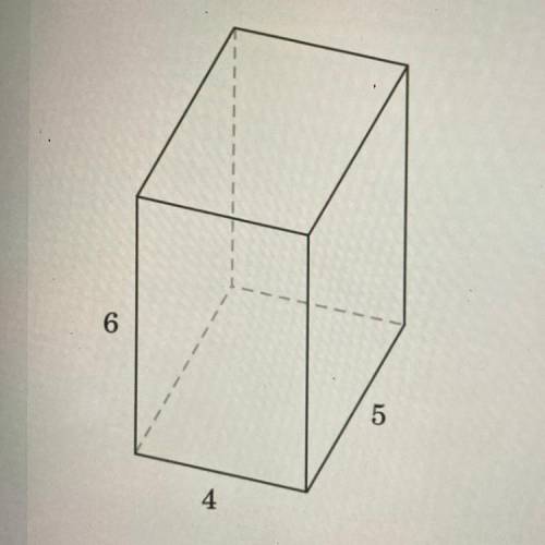 What is the volume, in cubic units, of the rectangular box shown below?