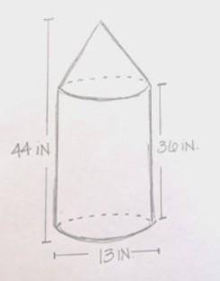 Each tennis ball is 2.63 inches in diameter. A sketch of the specially designed container is below.