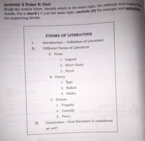 Read the instruction first and then answer the l, ll, and lll.help SHS11.​