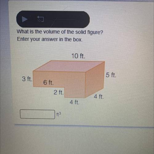 What is the volume of the solid figure?