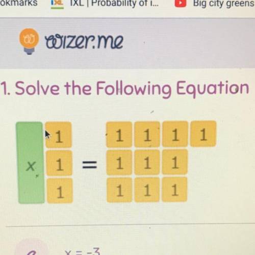 Solve the equation thanks