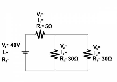 Solve the following complex circuit, showing all work.

Mark your Currents, Voltages and Resistanc