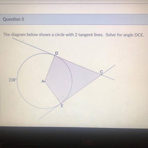 Someone please help?? Solve for angle DCE