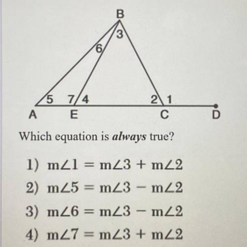 Please help, What equation is always true?